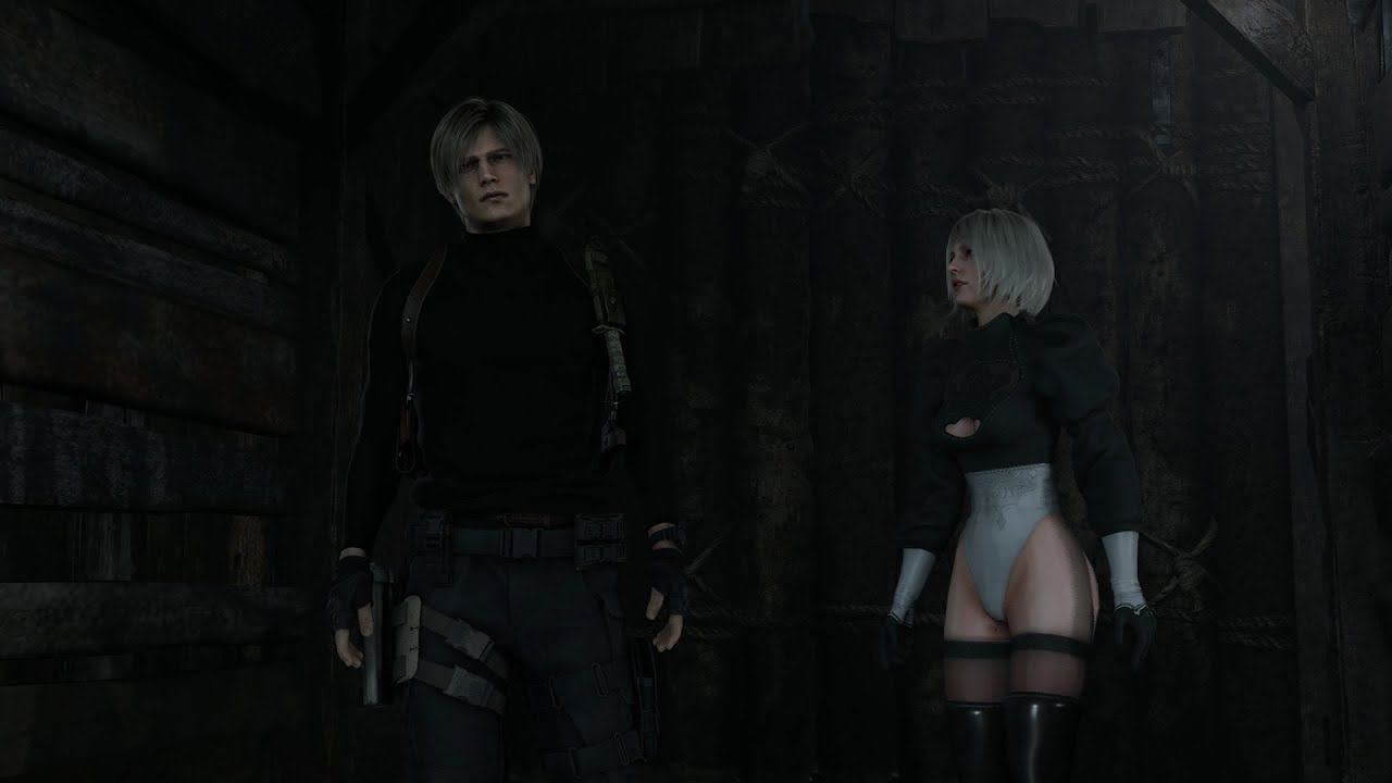 херачим монстров за Леона в Resident Evil 4 Remake смотреть онлайн