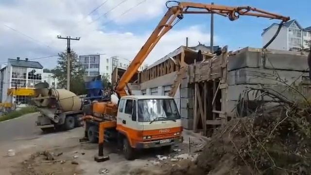 Бетононасос 17м поршневой смотреть онлайн