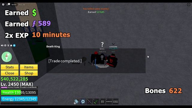 Spending 1000 Bones in 2 Minutes! | Blox Fruits смотреть онлайн