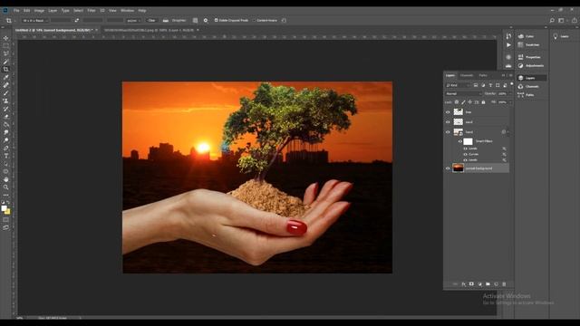 Hand Manipulation | PhotoshopCC | Tutorial смотреть онлайн