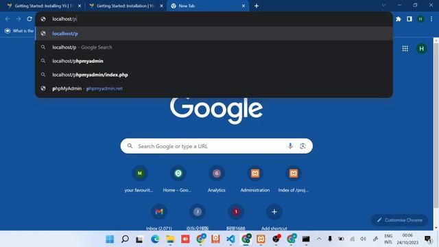 How to install Yii2 with composer part 2 смотреть онлайн