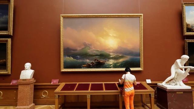 Картина "Девятый вал", Айвазовский - видео обзор смотреть онлайн