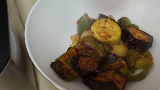 Овощи запеченные в GRILL NINJA!Grilled Vegetables In The Ninja Grill!