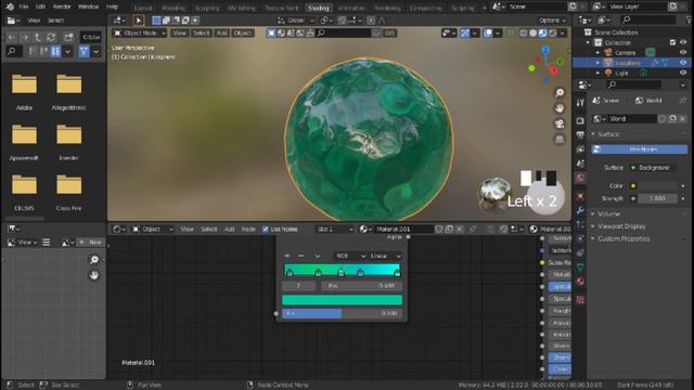 Create slime material using blender 2.92 смотреть онлайн