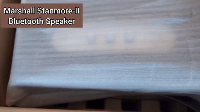 Unboxing Marshall Stanmore-II Bluetooth Speaker || Wireless Speaker Black смотреть онлайн