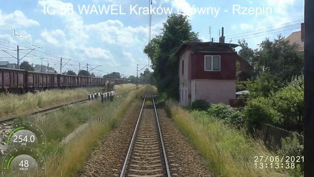IC 56/37000 WAWEL szlak KRAKÓW GŁÓWNY - RZEPIN смотреть онлайн