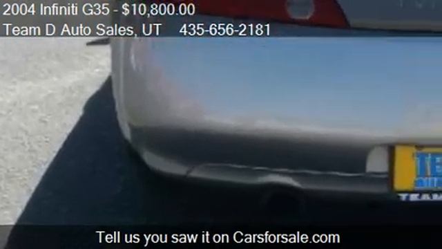 2004 Infiniti G35 Premium Coupe for sale in St George, UT 84 смотреть онлайн