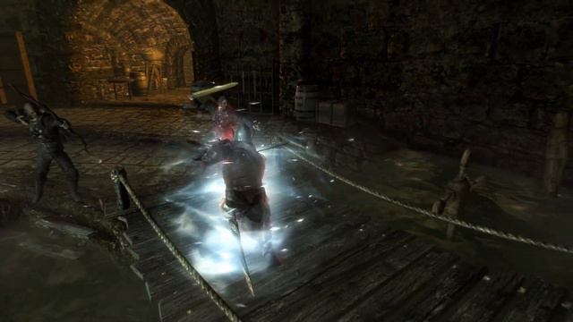 Skyrim Battles - Brynjolf, Delvin Mallory, Karliah, Mercer Frey & Vex vs Ebony Warrior 1/2 смотреть онлайн