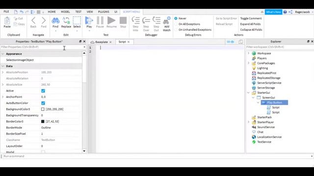 How to Make a Play Button on Roblox Studio смотреть онлайн