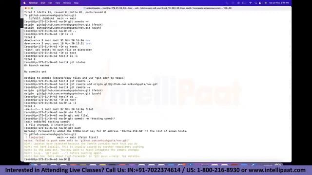 DevOps Series Day 4 : GIT Commands With Examples | Github Repository Tutorial | Intellipaat смотреть онлайн