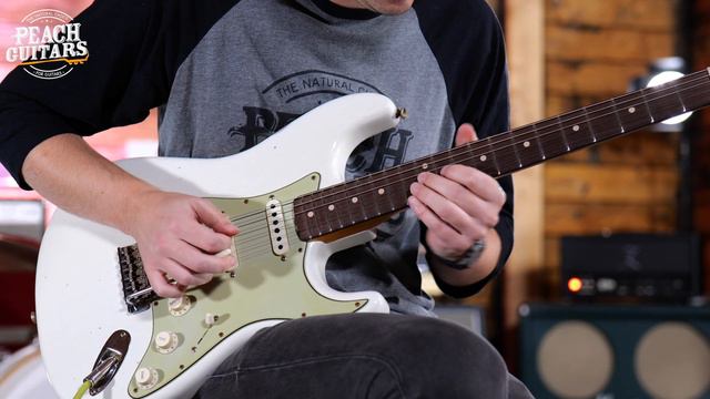 No Talking...Just Tones | Fender Custom Shop LTD '62/'63 Strat Journeyman Aged Olympic White смотреть онлайн