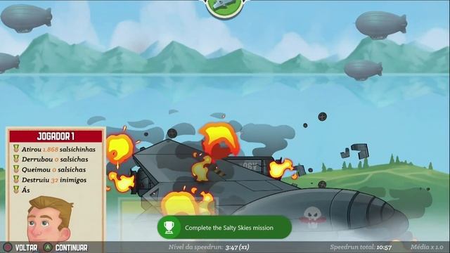DOGFIGHT: A SAUSAGE BOMBER STORY - ATIRANDO COM MEU AVIÃO E SOLTANDO SALSICHAS (BOMBAS) смотреть онлайн