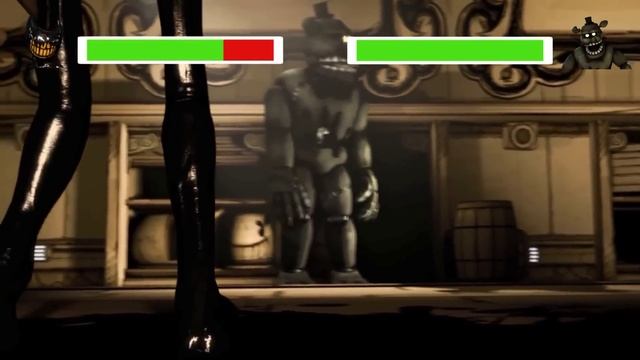 Top 5 Bendy And The Ink Machine vs FIGHT Animations WITH Healthbars! смотреть онлайн