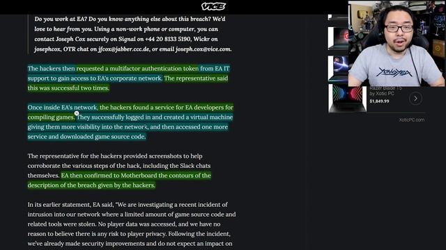 Hackers Explain How Easy It Was To Infiltrate EA & Steal 780GB Of Data смотреть онлайн