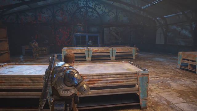 Marcus Gets Mad At J.D For Destroying His Tomatoes in Gears 4 Easter Egg смотреть онлайн