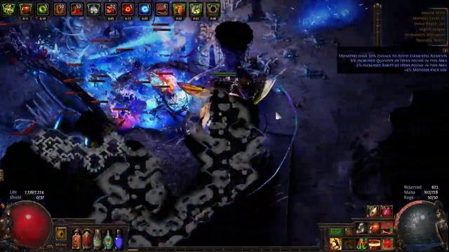 Path of Exile - Rare Delve Nodes - "Runed Cavern" Harbinger node смотреть онлайн