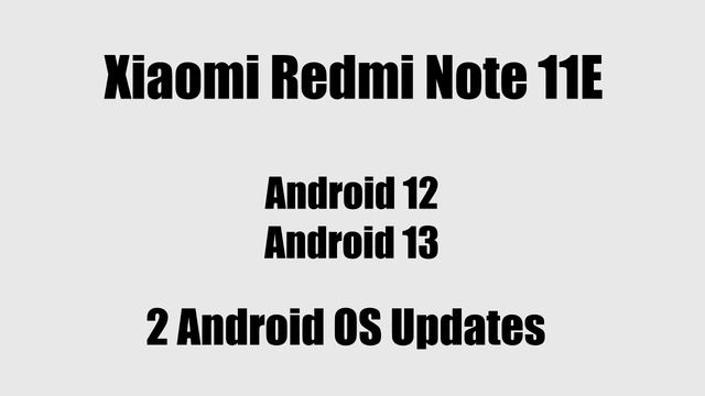 Xiaomi Redmi Note 11E Android 14 HyperOS/MIUI 15 Update смотреть онлайн