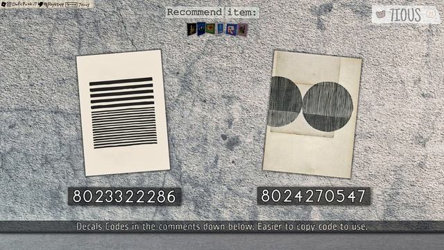 Decals Codes Modern Paintings & House Number Plate | Decals Ids | Bloxburg ROBLOX смотреть онлайн
