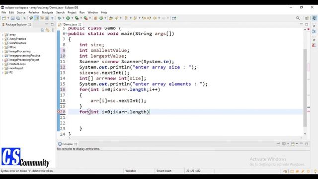 Java Program to get the Difference between Largest and Smallest Value in an Array | Logic + Code | смотреть онлайн