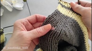 Как Связать Петли для Пуговиц Самый Простой Способ #_pautinka_knit #петлидляпуговицспицами
