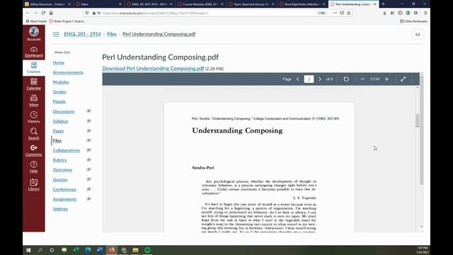 English 201: Introduction to Perl and Rose readings смотреть онлайн