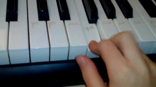 Как сыграть на синтезаторе песню С Днём Рождения Тебя(урок 2) смотреть онлайн