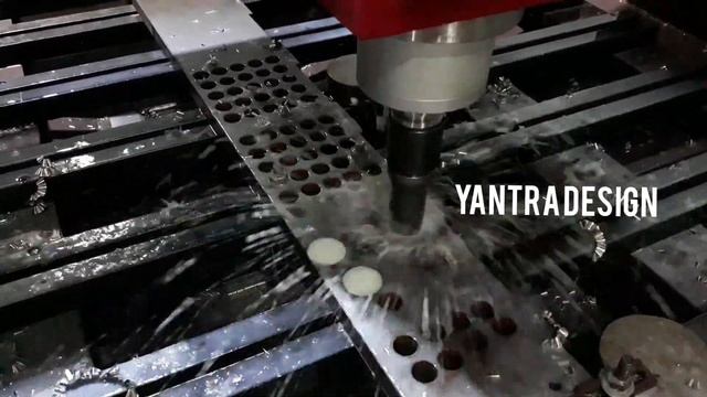 50mm Hole Drill l CNC Drilling Machine l Yantra Design смотреть онлайн