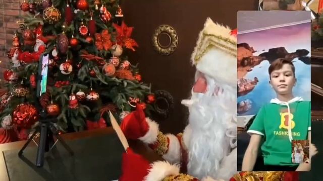 Дед мороз. Пример видеозвонка, поздравляем детей по всей России. #дедмороз #дети #новыйгод #подарки смотреть онлайн