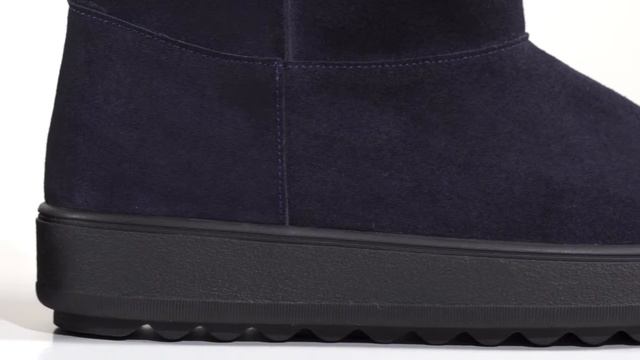 Угги женские синие замшевые 0150 - #днепровскийбукин смотреть онлайн