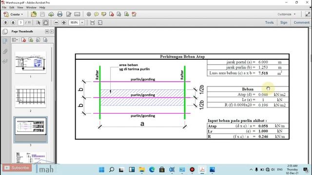 SAP2000 : ANALISIS DAN DESAIN STRUKTUR BAJA WAREHOUSE DENGAN AUTOMATIC WIND LOADING смотреть онлайн
