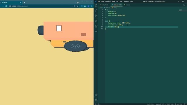 3D Model In WebSite | Three js | смотреть онлайн