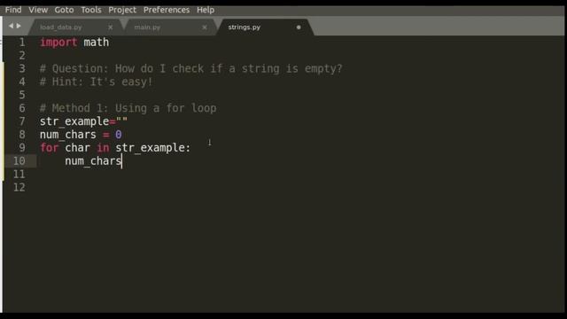 How to Check for an Empty String? | The Python Interview смотреть онлайн