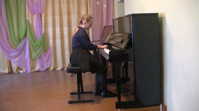 Молодоженова Екатерина 14 лет К. Черни "Этюд" опус 299 № 4 смотреть онлайн