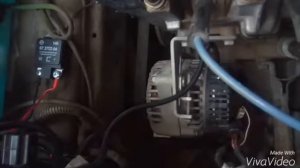 Установка трехуровневого регулятора напряжения #генератор