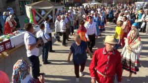 Марийский танец. Радуют НАШИ гармонисты на ЮБИЛЕЕ г. Бирск. Видео Хайбуллина Василия