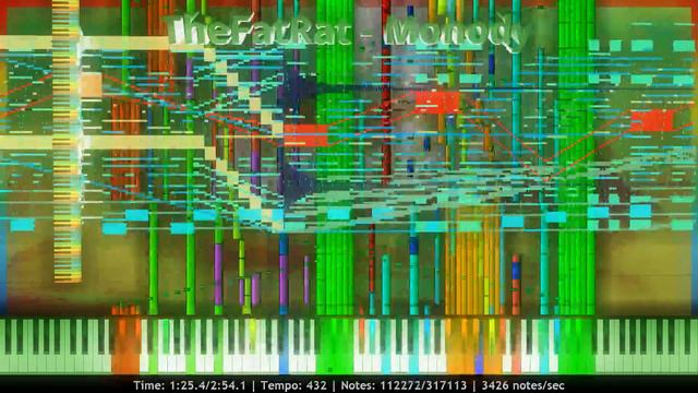 1000 Subs | TheFatRat - Monody | Impossible Piano Remix | Black MIDI ~ MusiMasta & MBMS