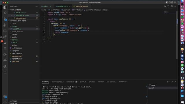 Next.js Data Fetching Technique - SWR ft. Axios - The nice way! смотреть онлайн
