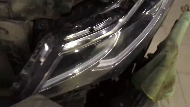 Kia Optima ремонт фар замена линз bi-led смотреть онлайн