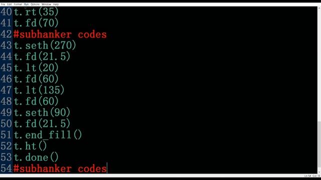 How to make cricket bat using coding || python turtle graphics || subhanker codes смотреть онлайн