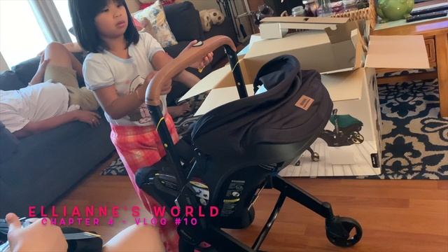 UNBOXING Ellianne's Baby Sister's Limited Edition Doona Infant Car Seat/Stroller & mamaRoo Bassinet смотреть онлайн