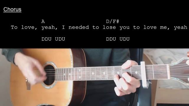 Selena Gomez – Lose You To Love Me EASY Guitar Tutorial With Chords / Lyrics смотреть онлайн