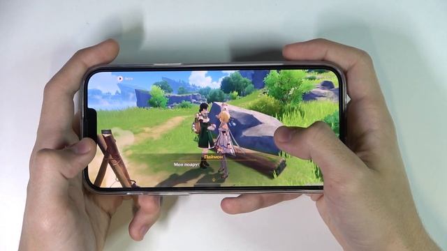 Тест iPhone 14 Plus в игре Genshin Impact / Как работает игра Genshin Impact на iPhone 14 Plus смотреть онлайн