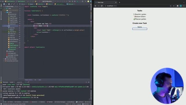 React Lernen 2023 [Tutorial deutsch] State & Props - TheCodingBro смотреть онлайн