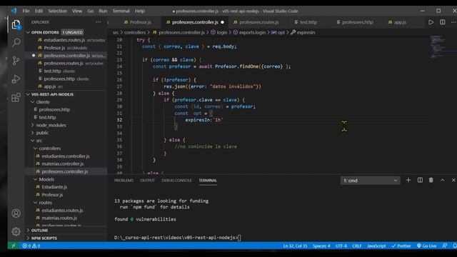 05- Tutorial creación de API REST (Protección de rutas mediante Tokens) смотреть онлайн