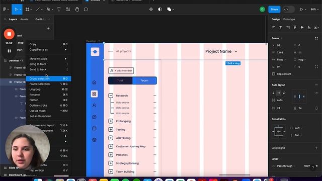 Dashboard design Figma | Gantt chart design for beginners смотреть онлайн