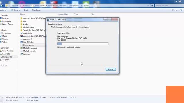 HƯỚNG DẪN CÀI ĐẶT AUTOCAD 2007 смотреть онлайн