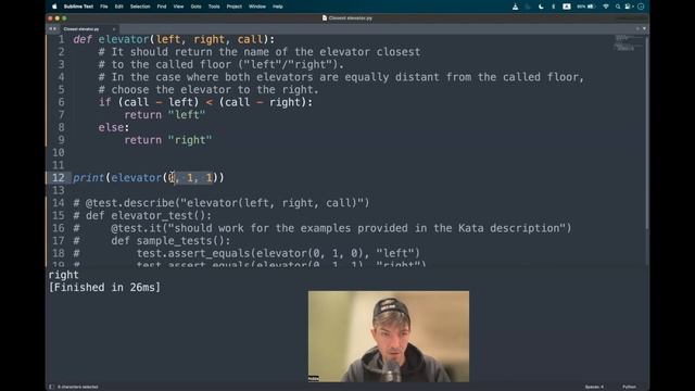 Codewars (Python?) | Closest elevator | kyu8 смотреть онлайн