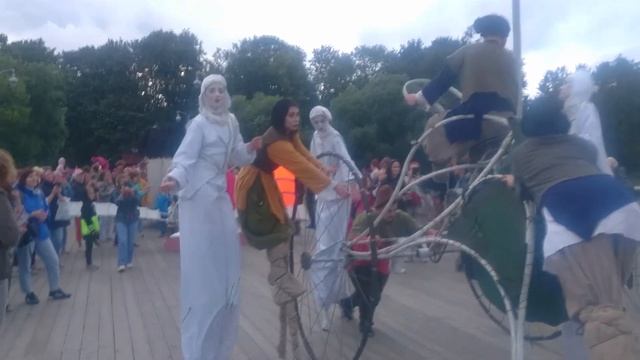 Фестиваль уличных театров. Открытие. Часть 3. Санкт-Петербург. смотреть онлайн