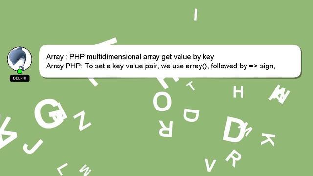 Array : PHP multidimensional array get value by key смотреть онлайн