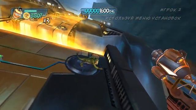 Monsters vs. Aliens (Монстры против пришельцев) Прохождение Часть 2 смотреть онлайн